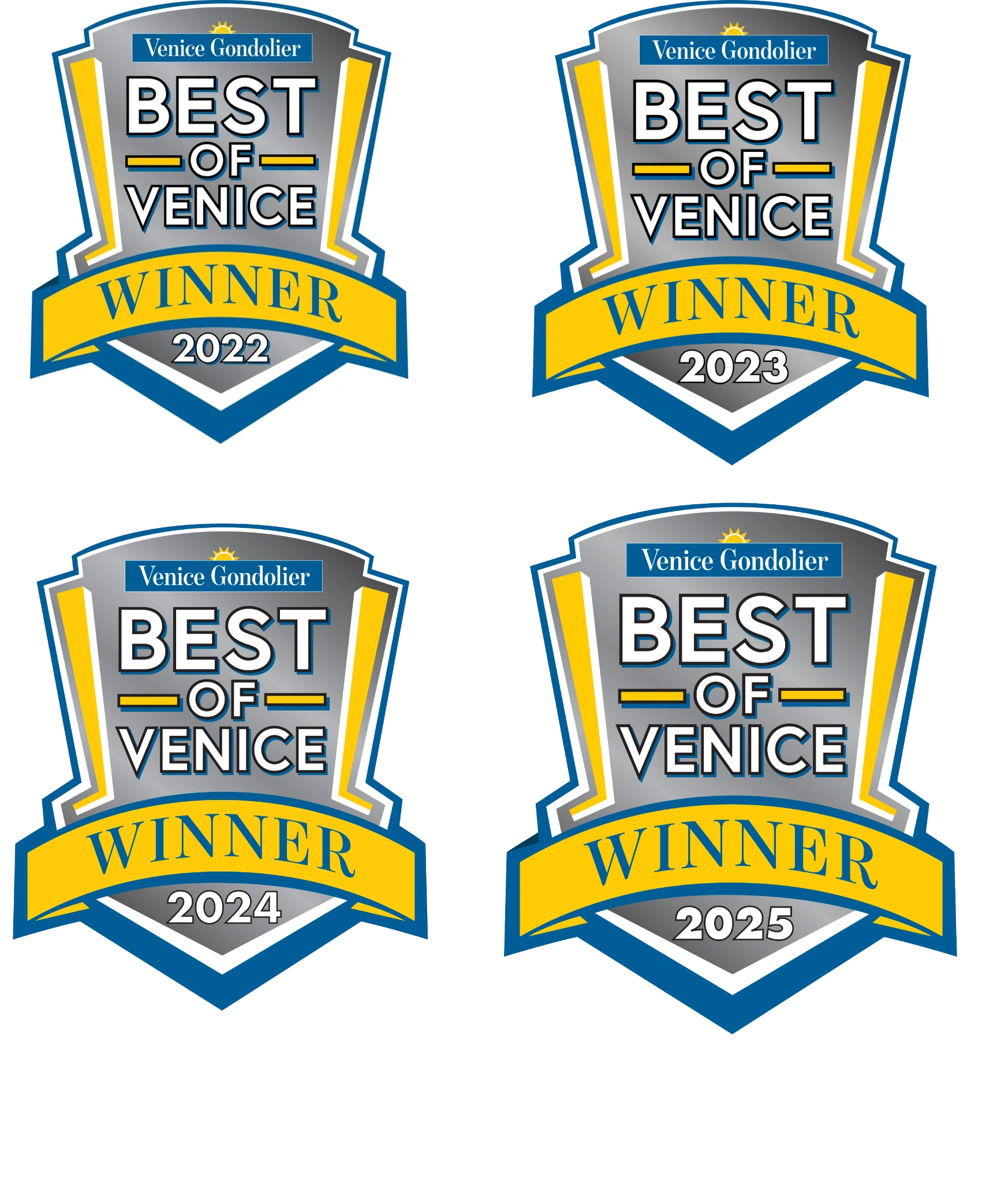 Best of Venice Winner 2022, 2023, 2024, 2025
